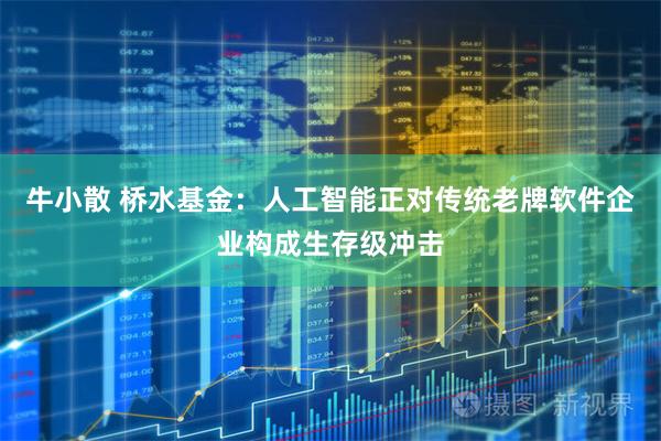 牛小散 桥水基金：人工智能正对传统老牌软件企业构成生存级冲击